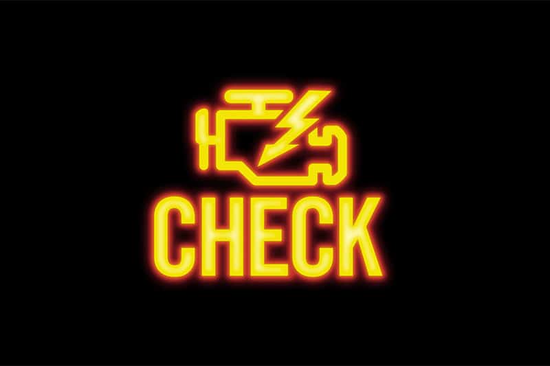 car check engine light is on